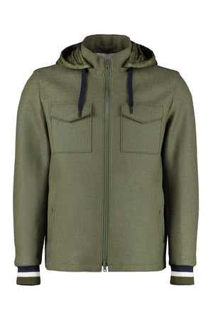 Wool zipped jacket-0