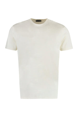 Cotton blend T-shirt-0