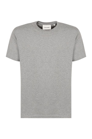 Cotton crew-neck T-shirt-0