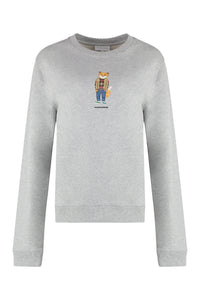 Cotton crew-neck sweatshirt