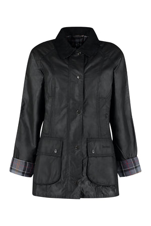 Beadnell coated cotton jacket-0