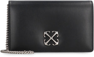 Jitney 0.5 leather wallet on chain-1
