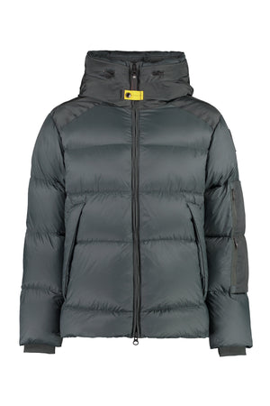 Lexert hooded nylon down jacket-0