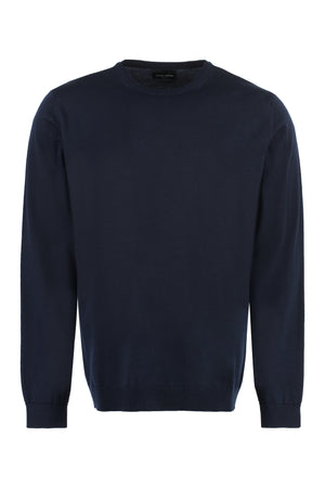 Merino wool crew-neck sweater-0