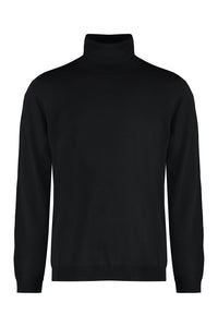 Turtleneck wool pullover