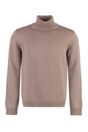 Turtleneck merino wool sweater-0