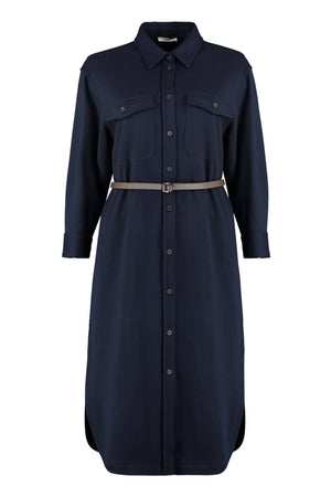 Belted shirtdress-0