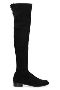 Lowland Stretch suede over the knee boots