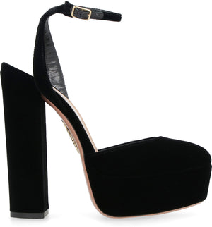 So High velvet platform pump-1