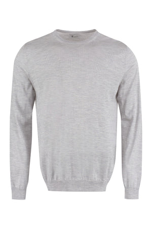 THE (Knit) - Fine knit crew-neck sweater-0