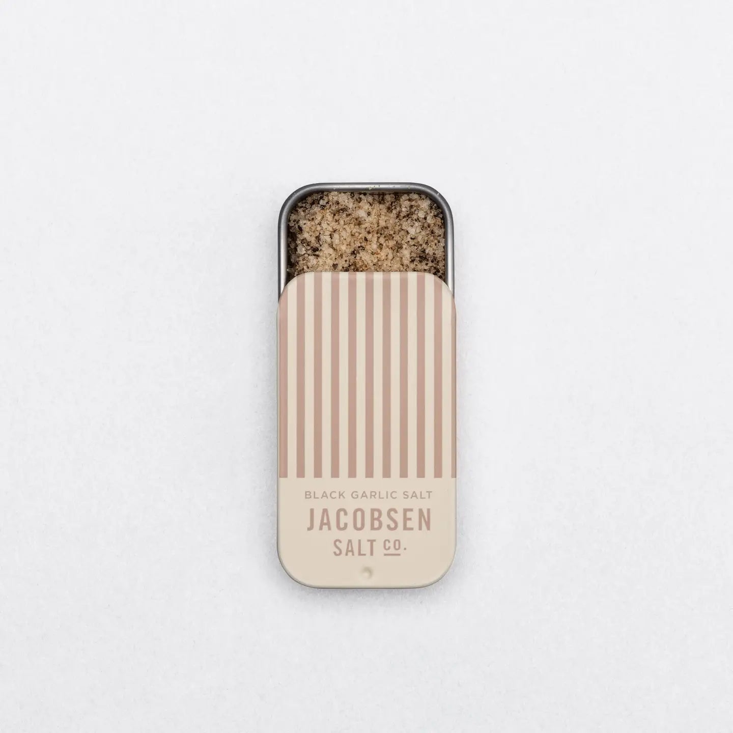 Infused Black Garlic Sea Salt Slide Tin