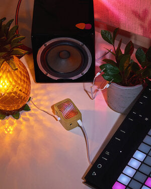 PlantWave has MIDI out via USB, 3.5mm TRS and WiFi