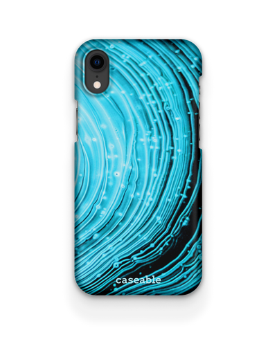Turquoise Ripples Hardcase Handyhülle Apple iPhone XR