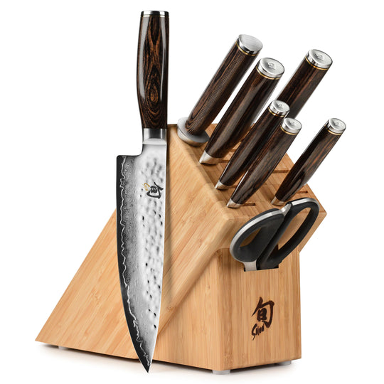 Household) Amorston 15 Pieces Knife Set/Damascus Kitchen Knife Set wi – R &  D Discount Distributors