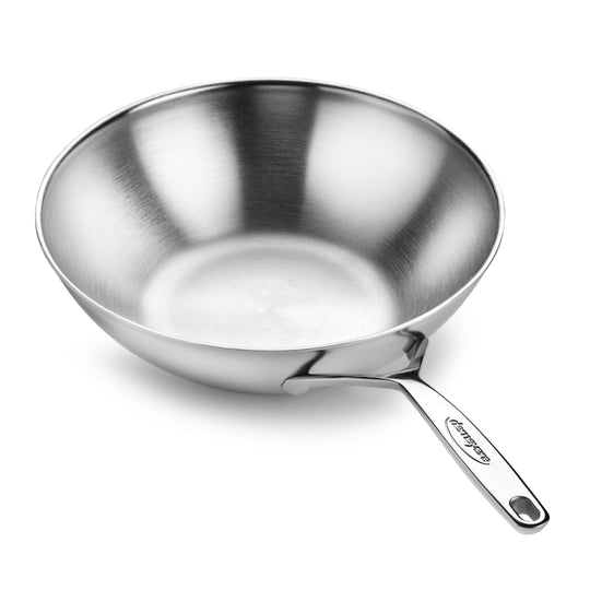 Demeyere 5-Plus Fry Pan with Lid - 12.5 Stainless Steel – Cutlery