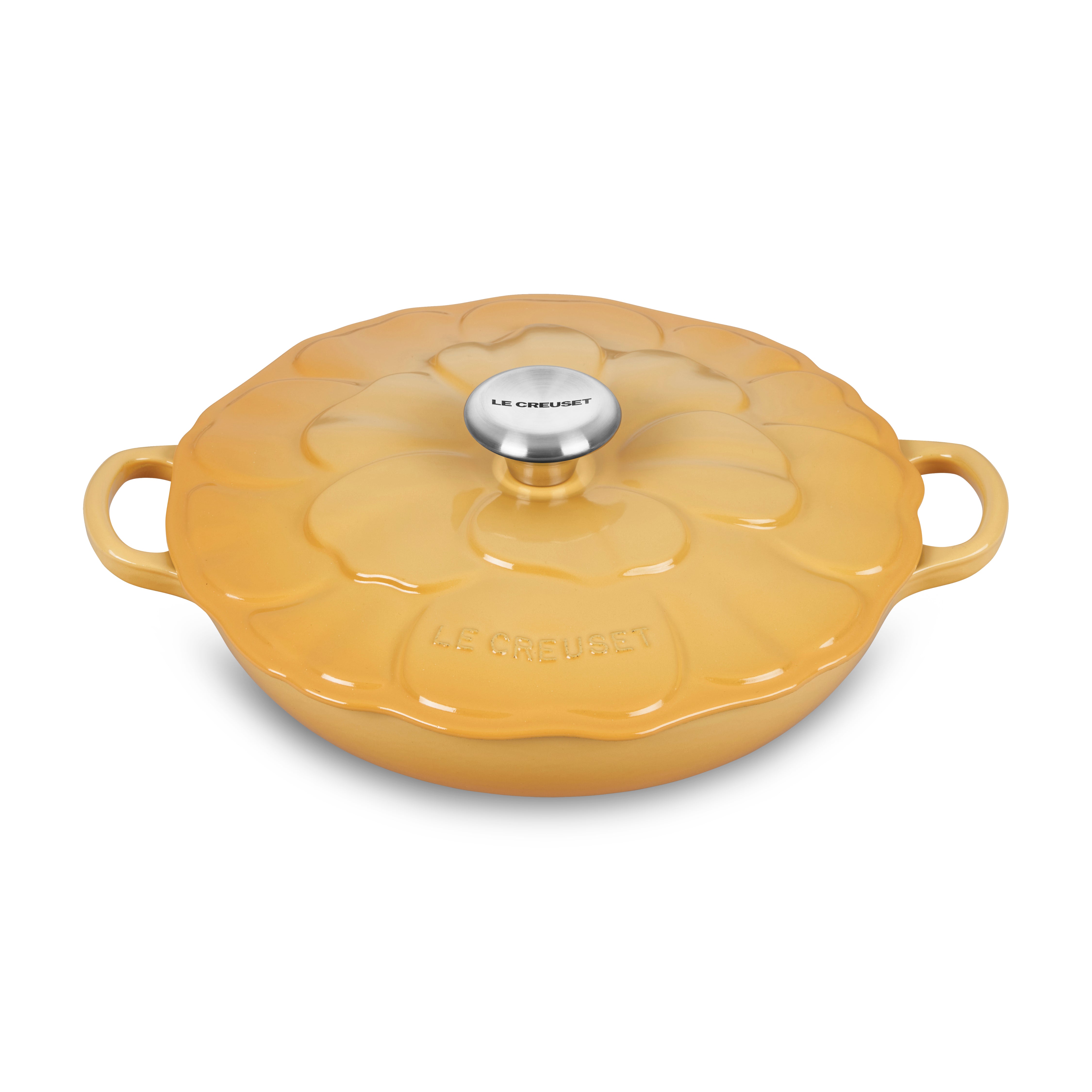 Le Creuset Signature Cast Iron 2.25-quart Honey Petal Braiser