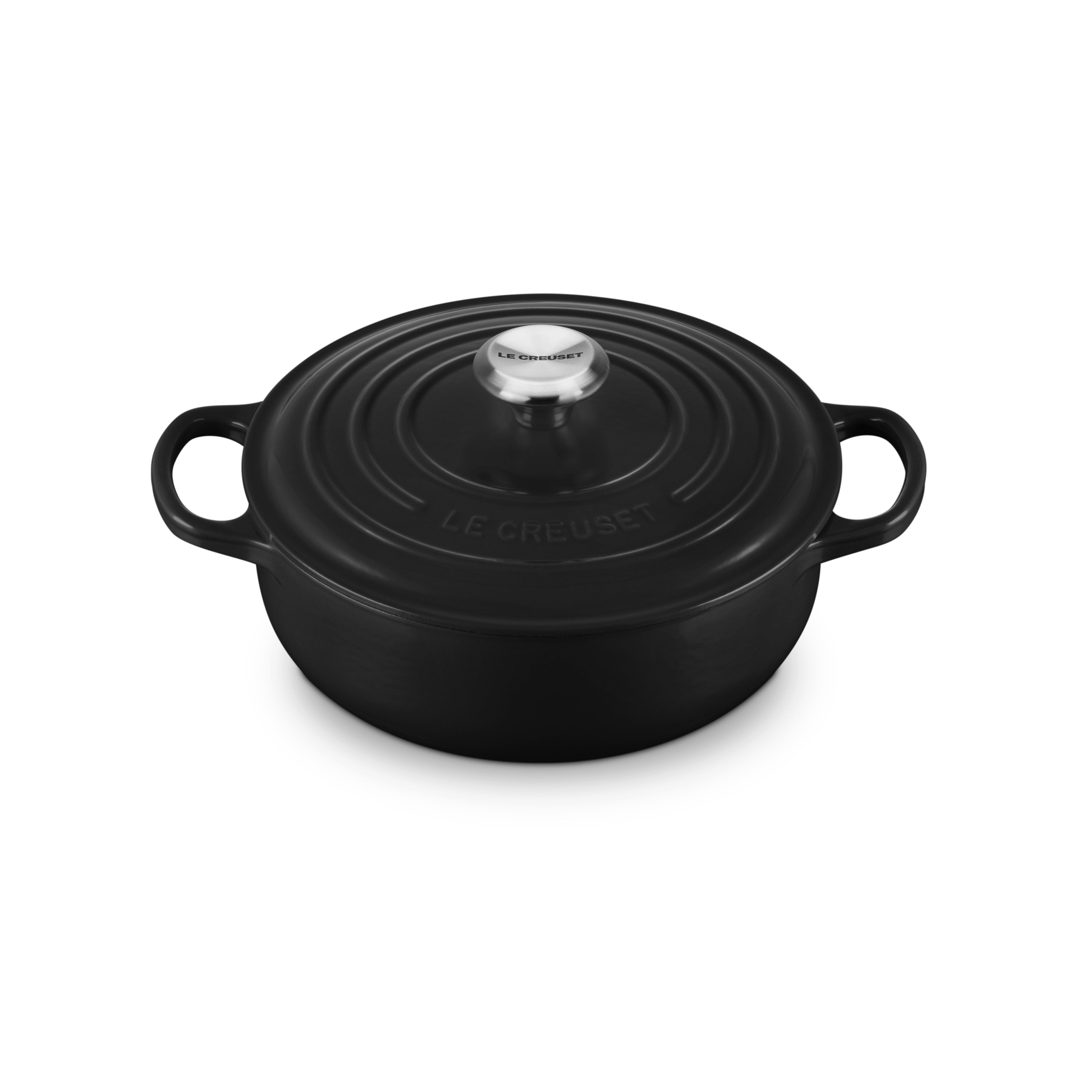 Le Creuset Signature Cast Iron 3.5-quart Licorice Sauteuse Dutch Oven