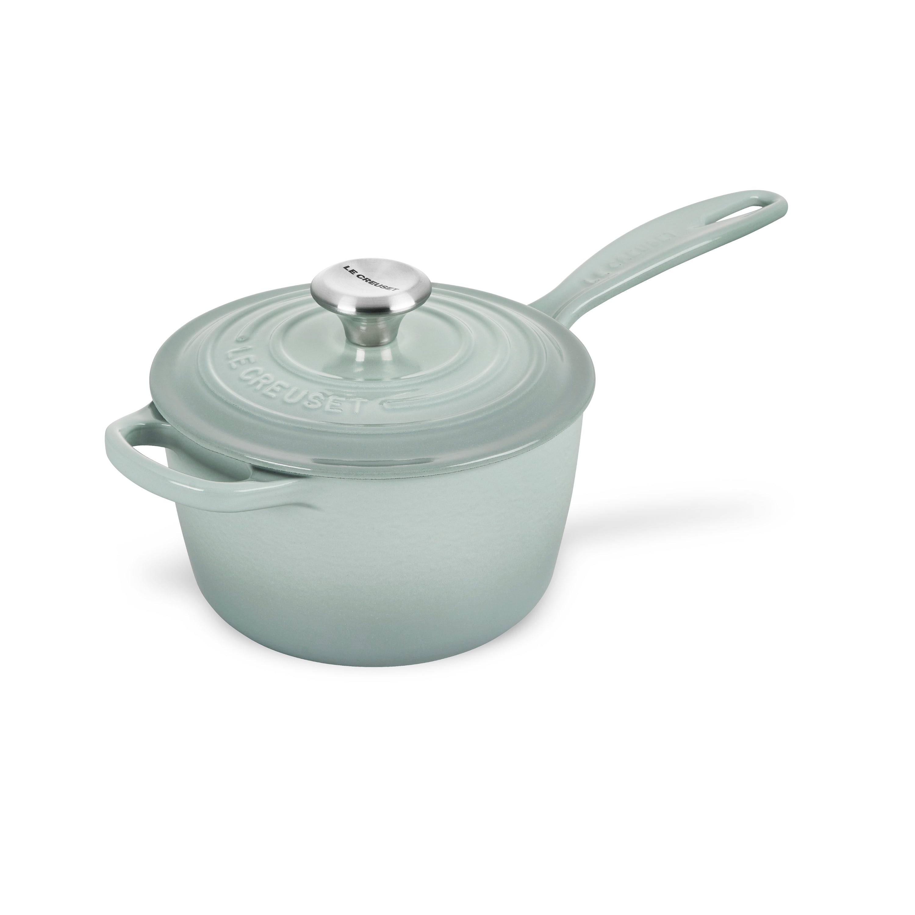 Le Creuset Signature Cast Iron 1.75-quart Sea Salt Saucepan