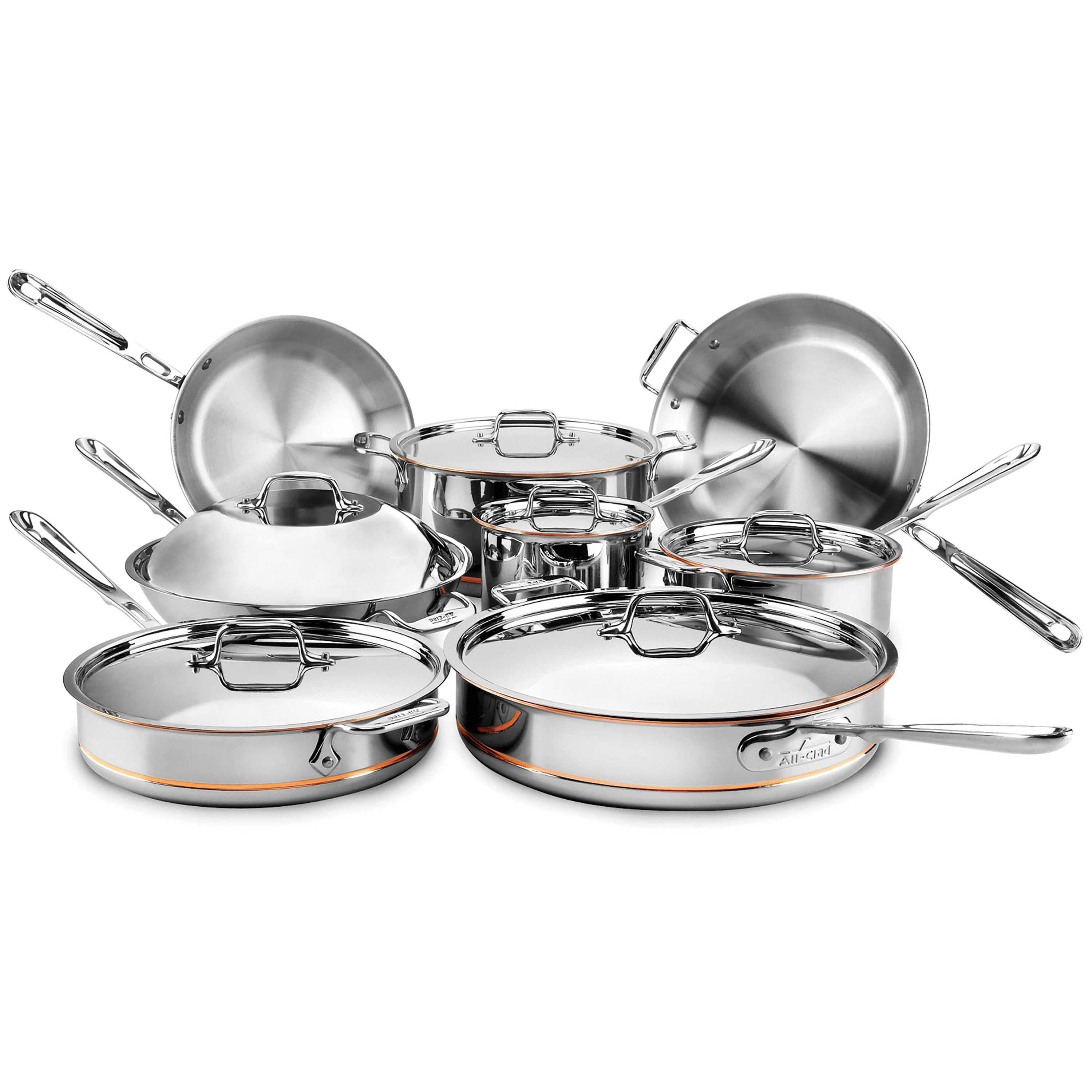 All-Clad Copper Core 14 Piece Ultimate Cookware Set