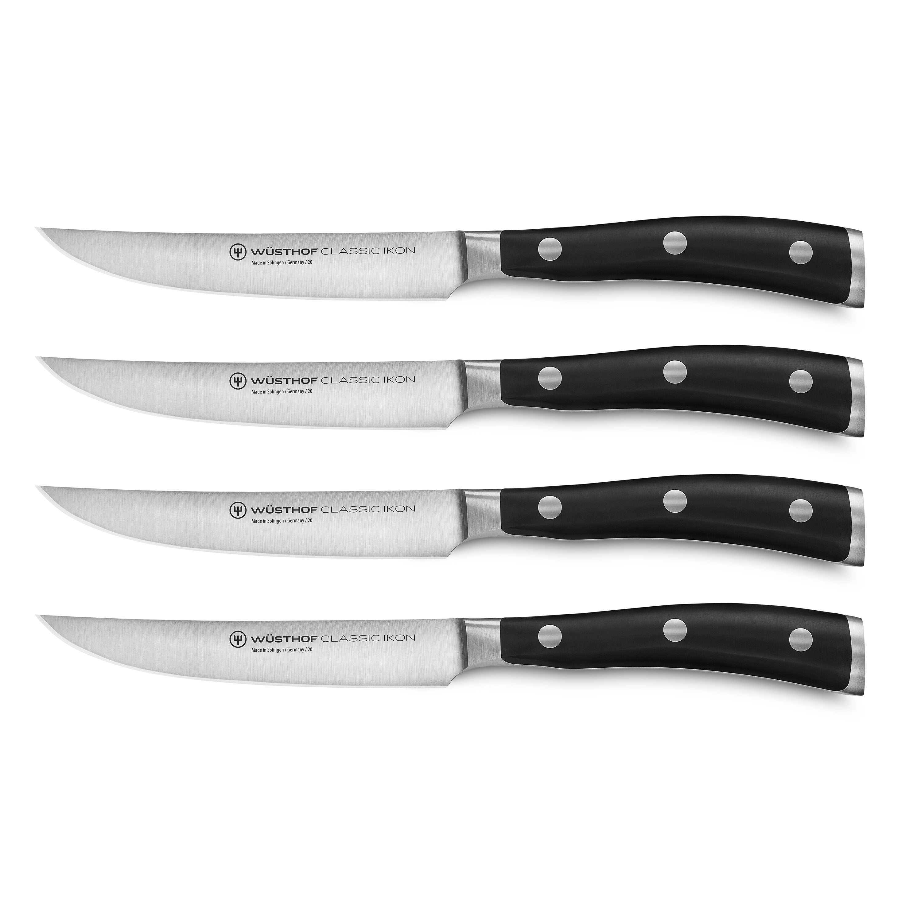 Wusthof Classic Ikon 4 Piece Steak Knife Set