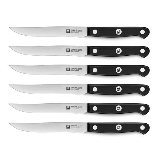 Zwilling J.A. Henckels Stainless Steel Steak Knives Set of 4 with - Ruby  Lane