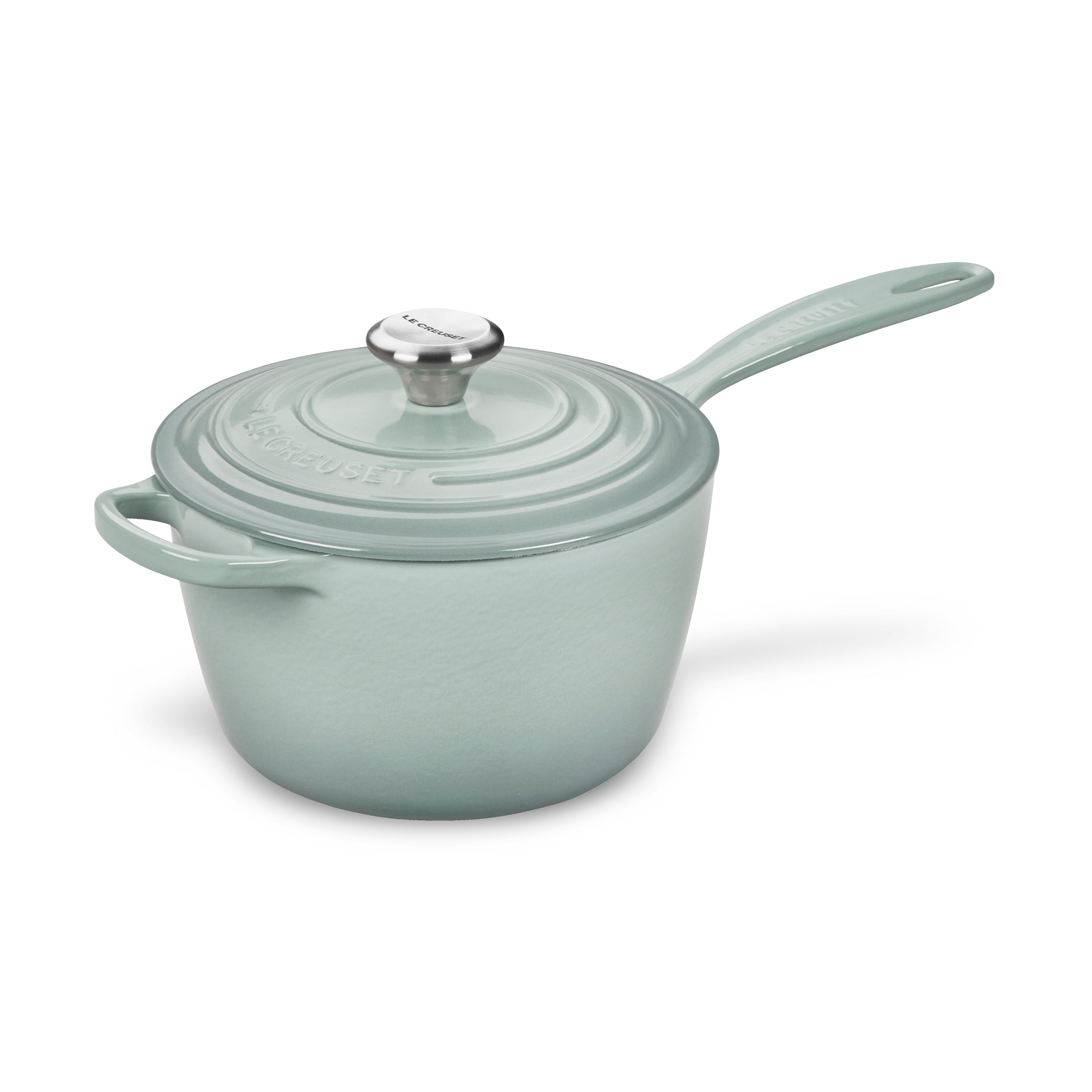 Le Creuset Signature Cast Iron 2.25-quart Sea Salt Saucepan