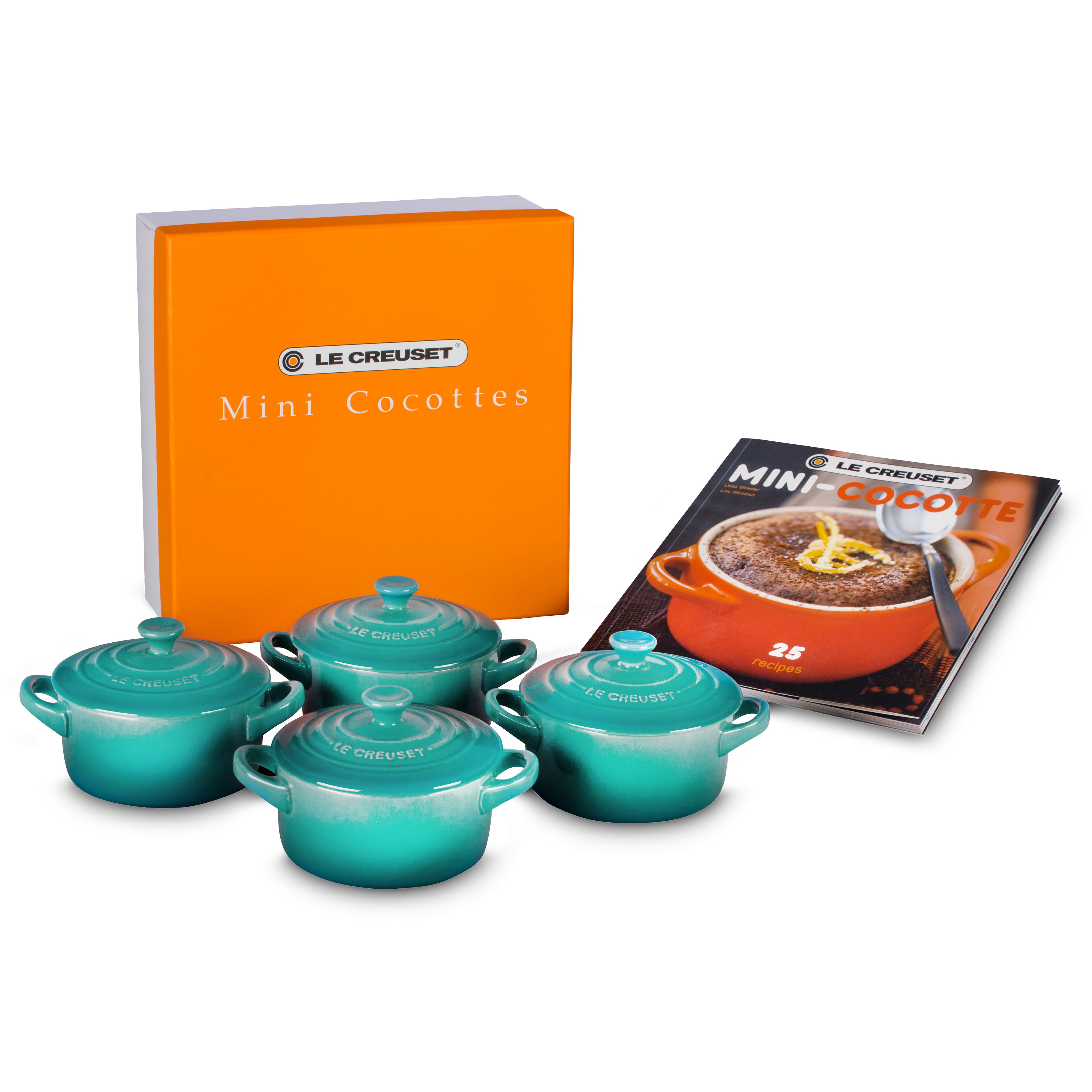 Le Creuset Stoneware Caribbean Mini Cocotte Set