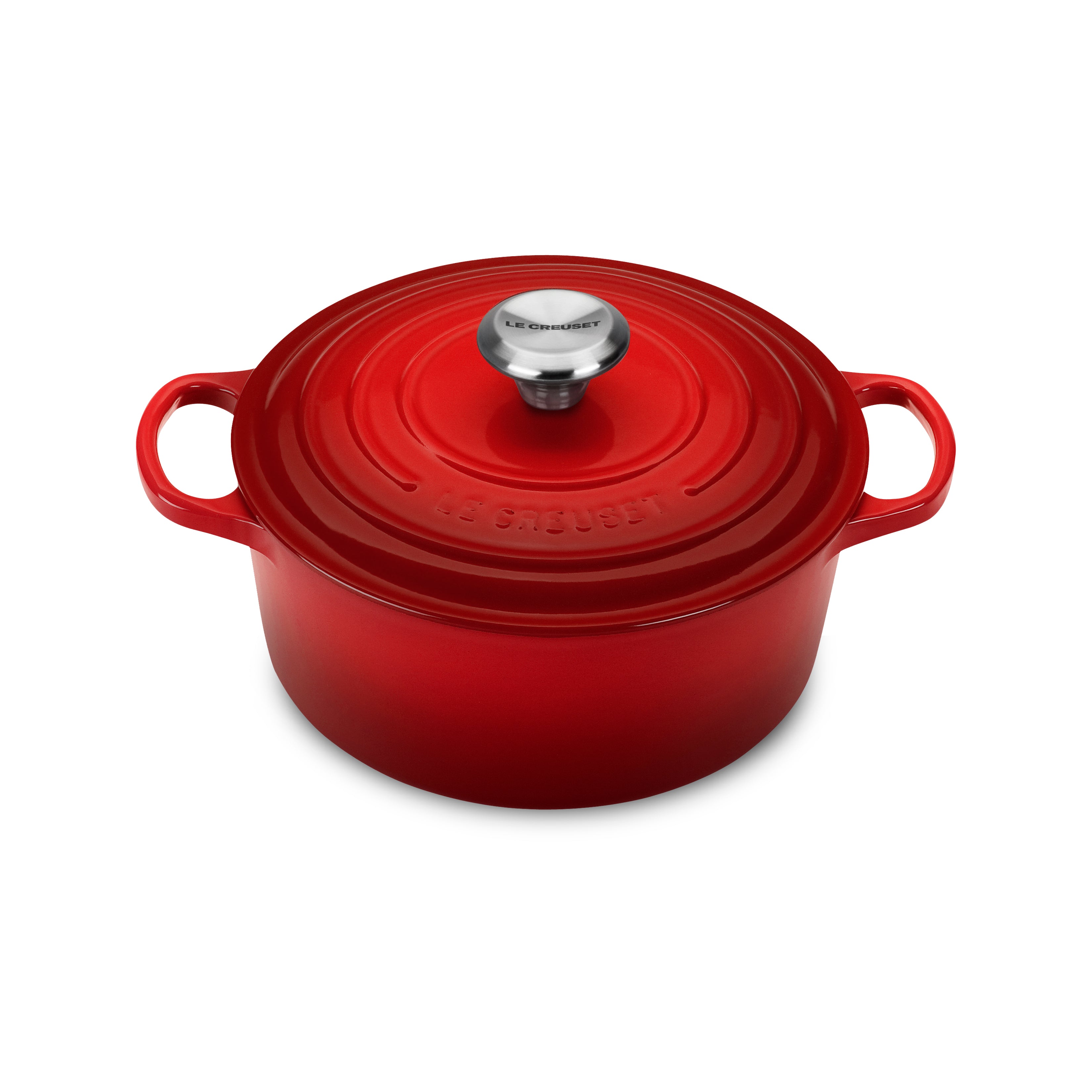 Le Creuset Signature Cast Iron 4.5-quart Cerise Round Dutch Oven