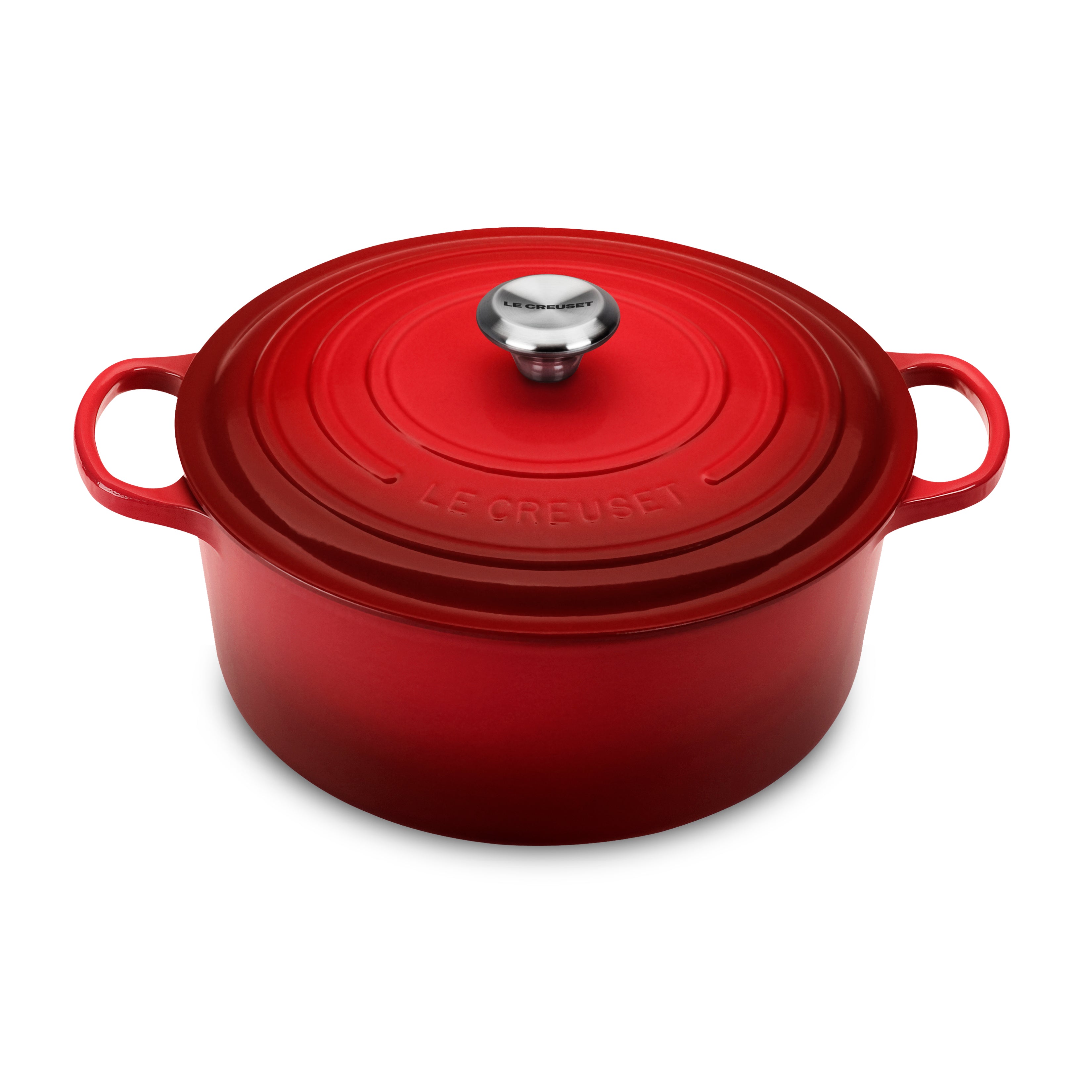 Le Creuset Signature Cast Iron 7.25-quart Cerise Round Dutch Oven