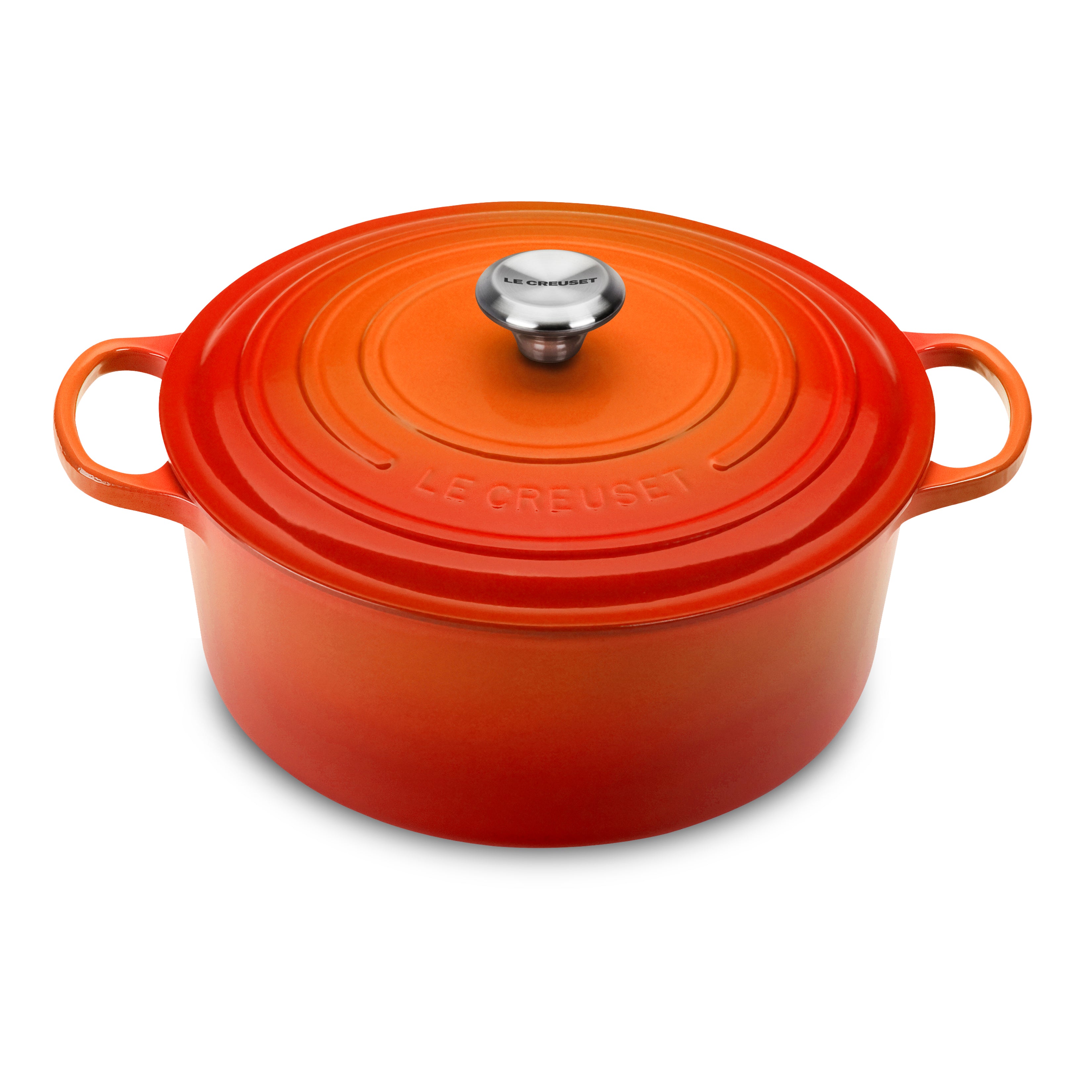 Le Creuset Signature Cast Iron 9-quart Flame Round Dutch Oven