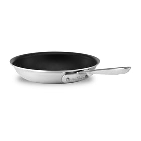 All-Clad D5 Stainless Polished 5-ply Bonded Cookware, Nonstick Fry Pan with  lid, 10 inch