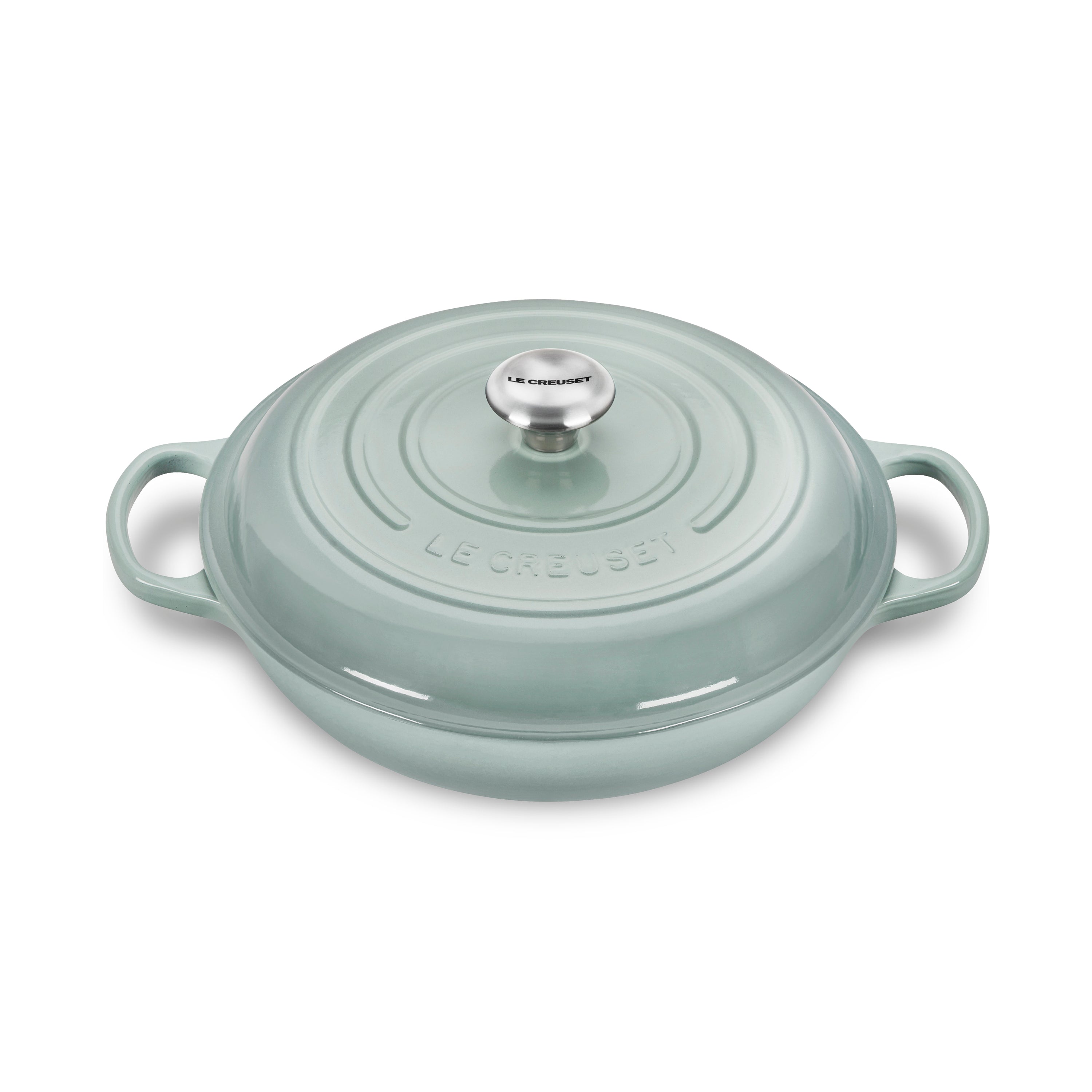 Le Creuset Signature Cast Iron 3.5-quart Sea Salt Braiser