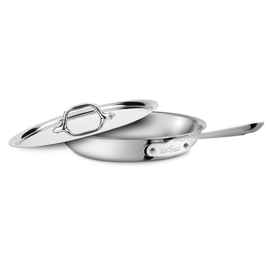 All-Clad Nonstick Fry Pan Set - d3 Stainless Steel Skillets – Cutlery and  More