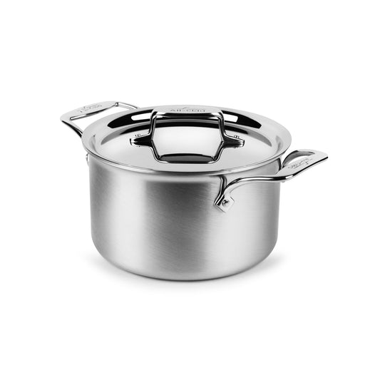 All-Clad d5 Cookware Set - 10 Piece Brushed Stainless Steel – Cutlery and  More