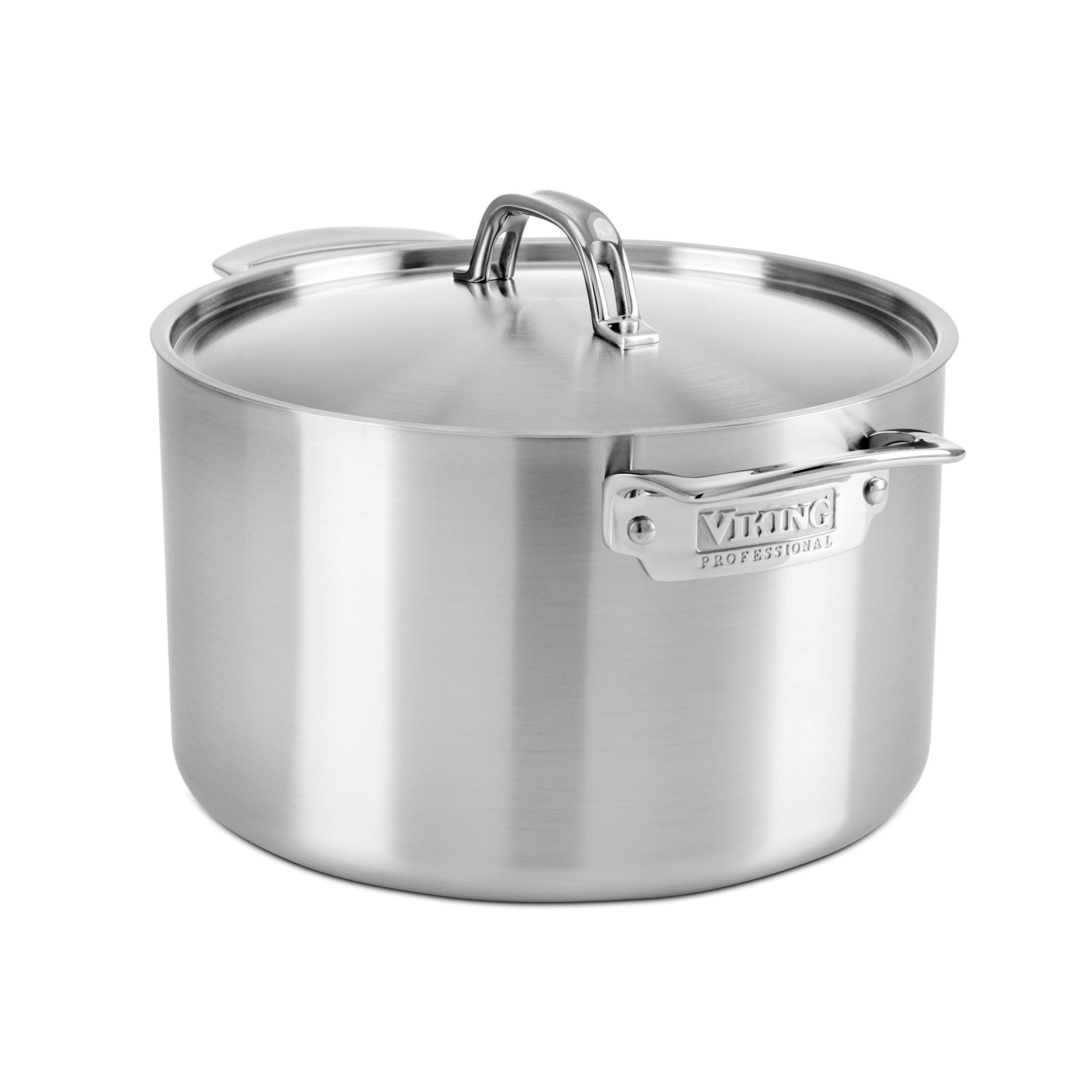 Viking Professional 5-ply 8-quart Stainless Steel Stock Pot