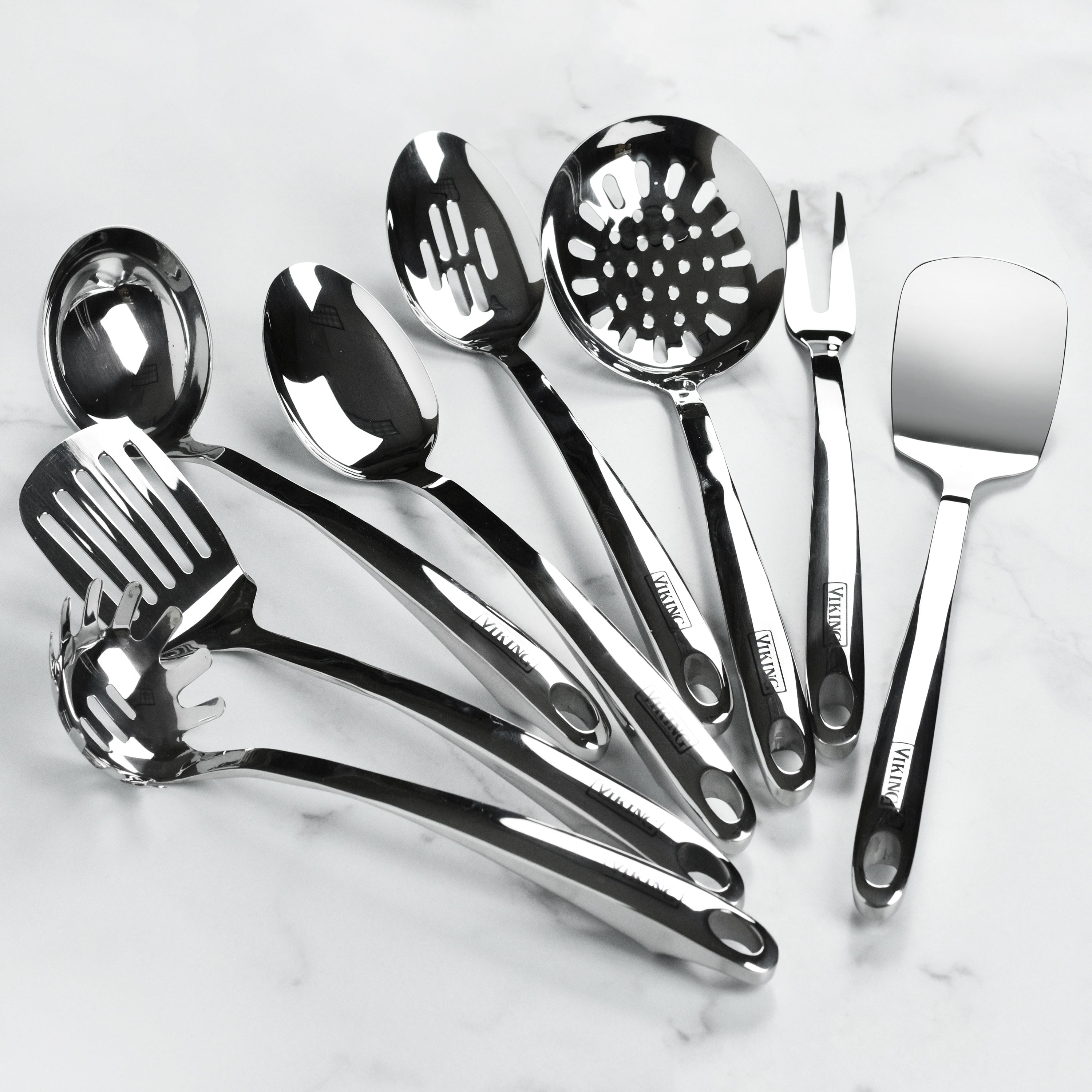 Viking 8 Piece Stainless Steel Kitchen Utensil Set