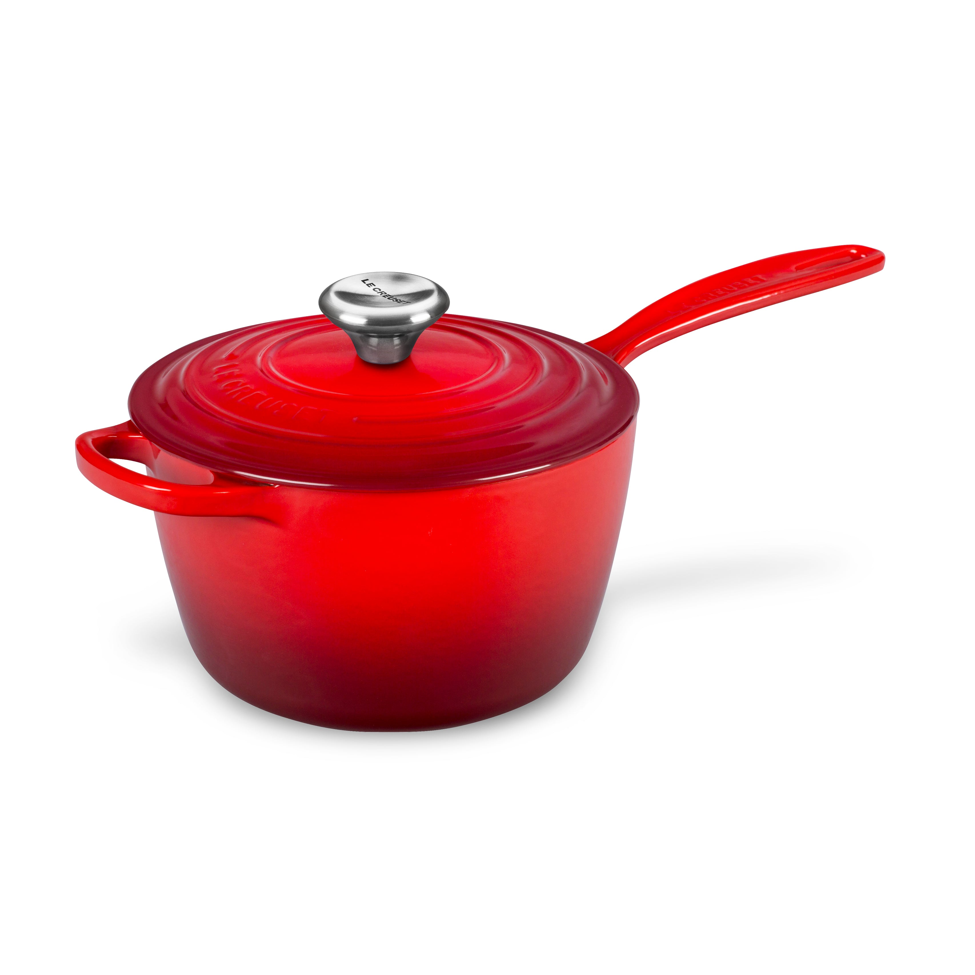 Le Creuset Signature Cast Iron 2.25-quart Cerise Saucepan