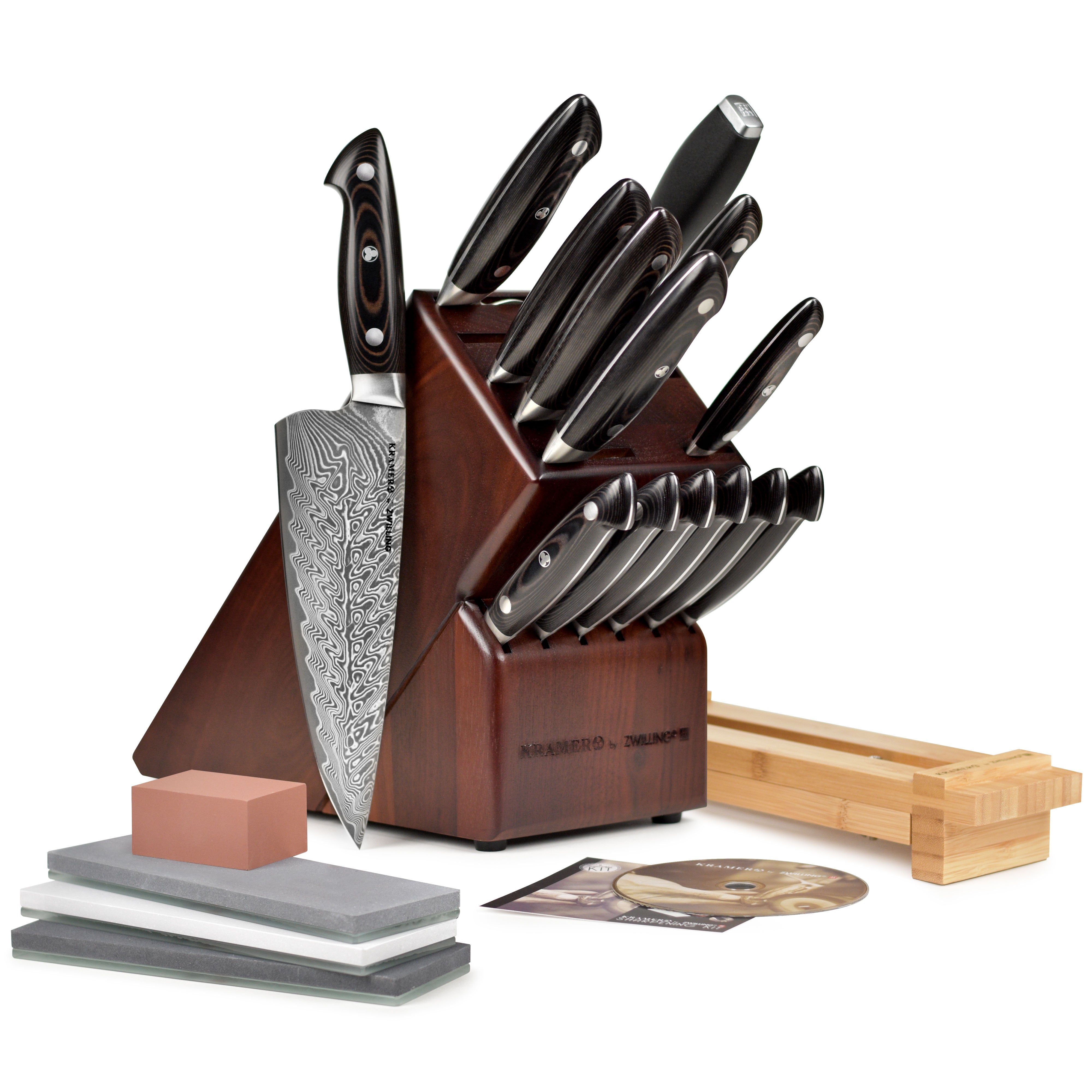 Kramer Stainless Damascus 20 Piece Ultimate Collection