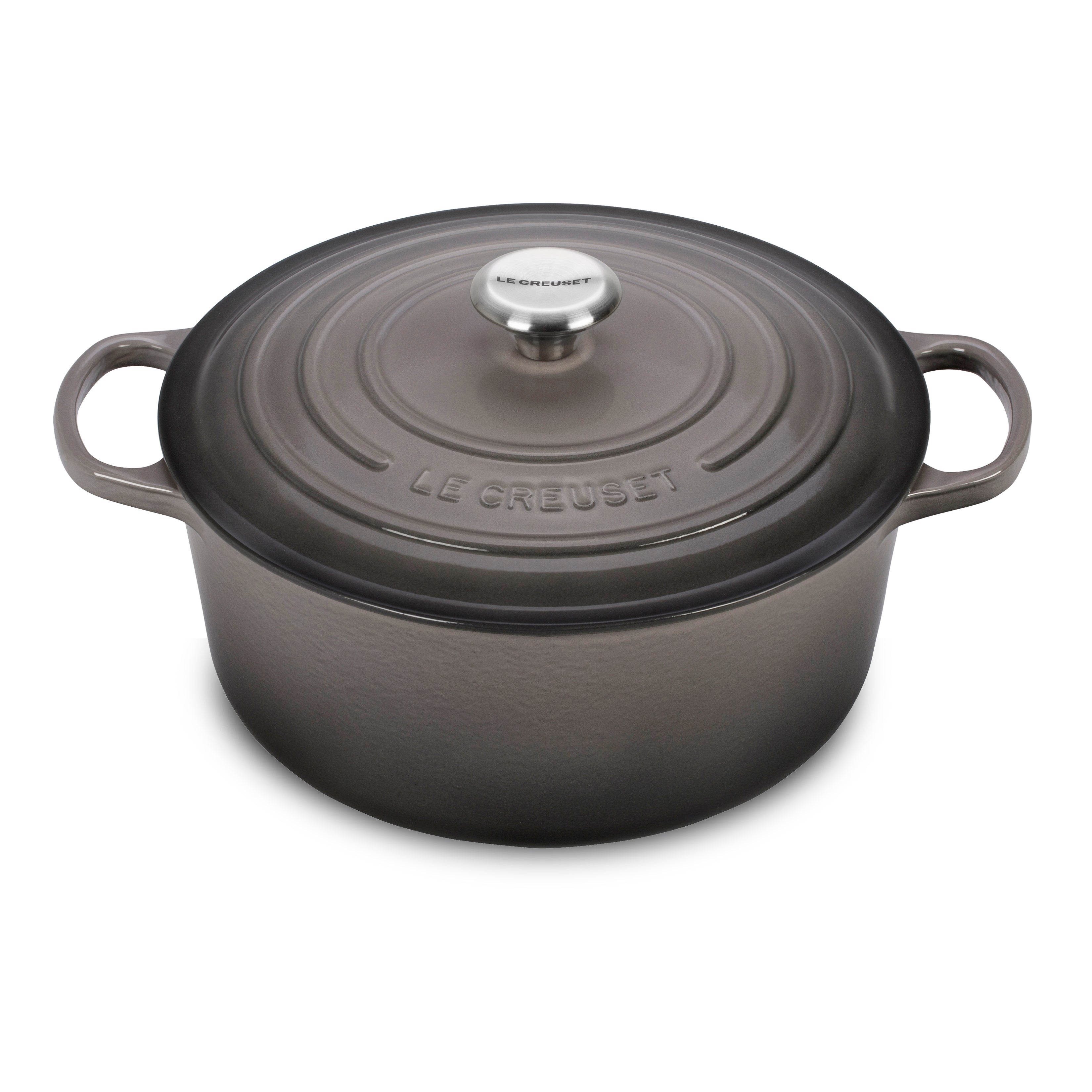 Le Creuset Signature Cast Iron 9-quart Oyster Round Dutch Oven