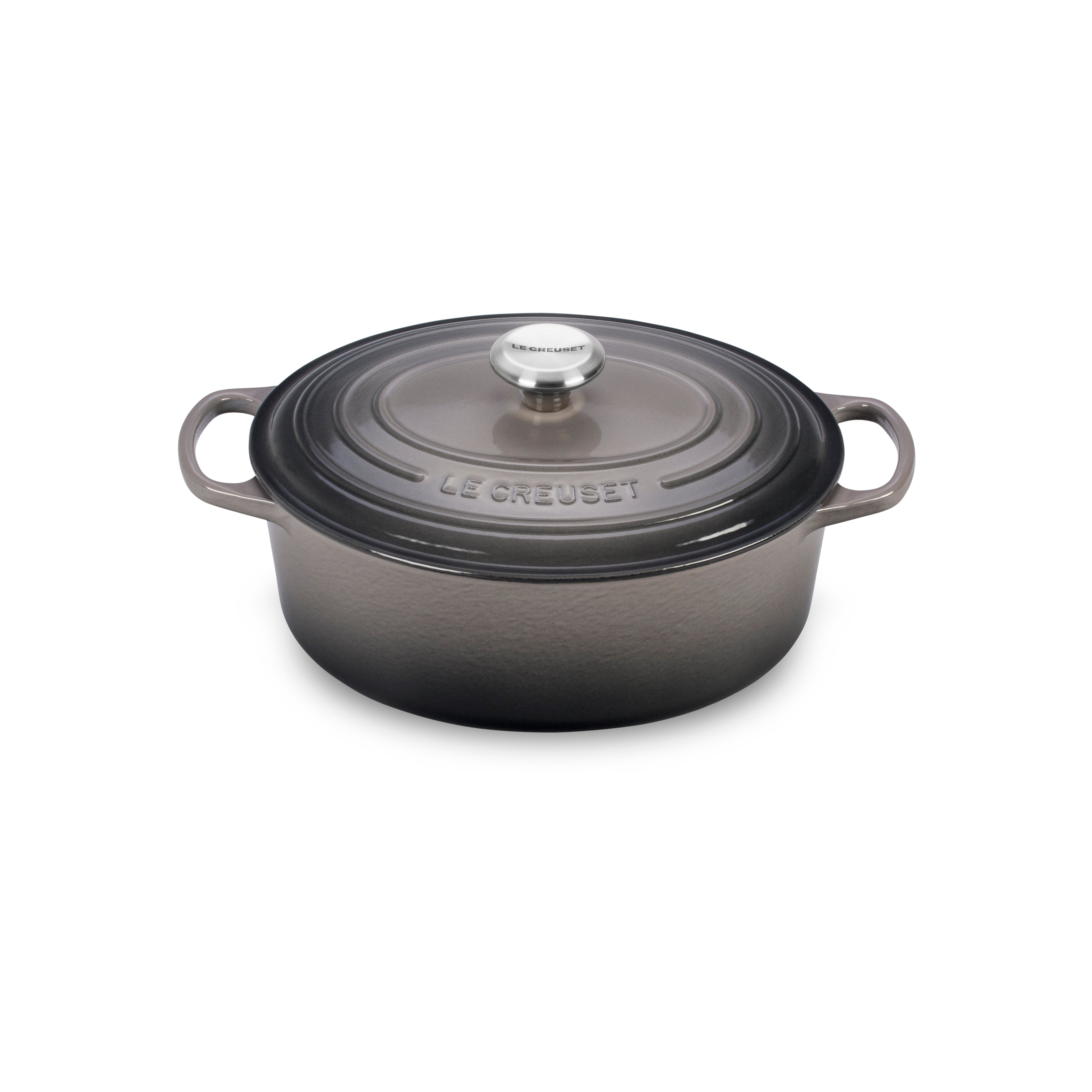 Le Creuset Signature Cast Iron 2.75-quart Oyster Oval Dutch Oven - Cutlery and More product image