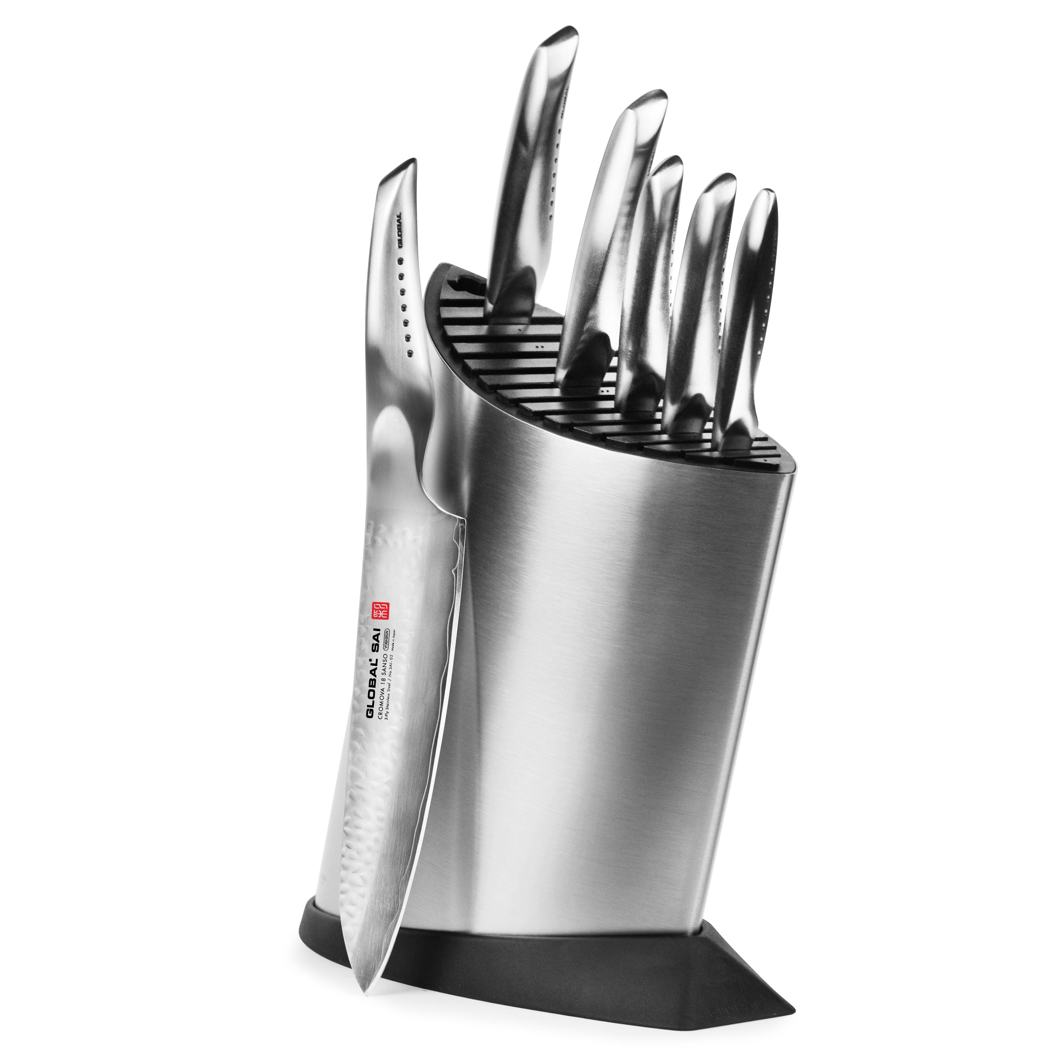 Global Sai 7 Piece Knife Block Set