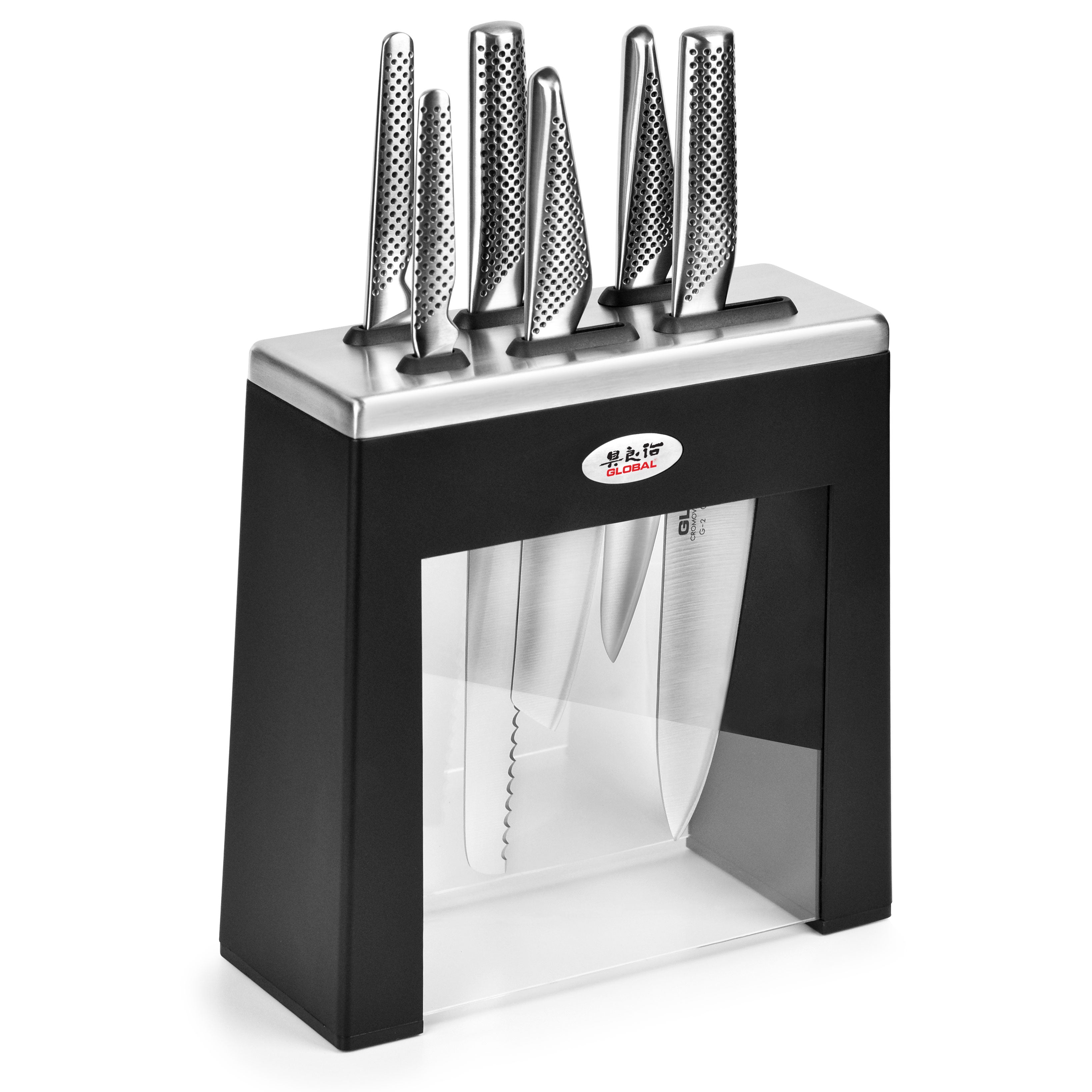 Global 7 Piece Kabuto Knife Block Set