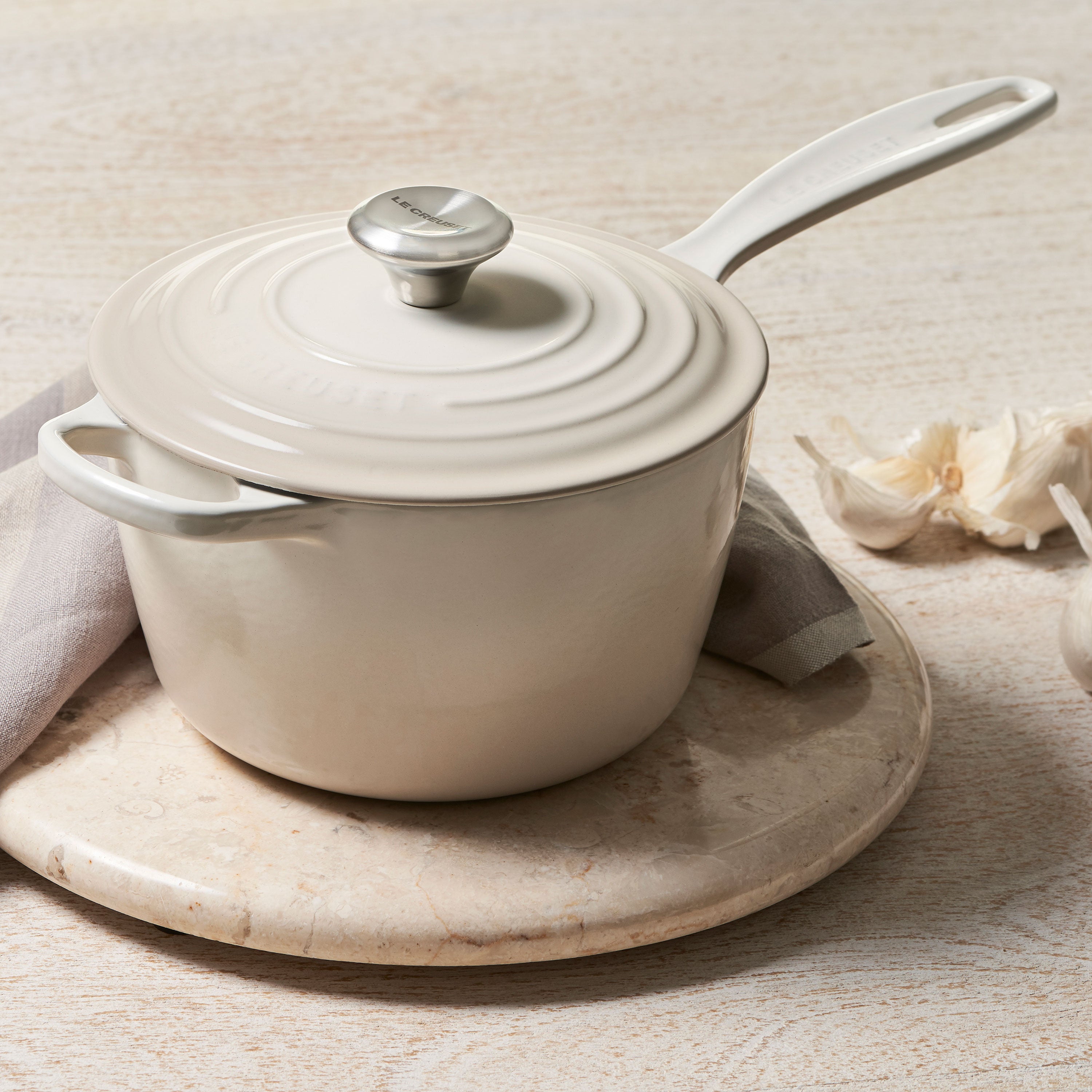 Le Creuset Signature Cast Iron 2.25-quart Meringue Saucepan