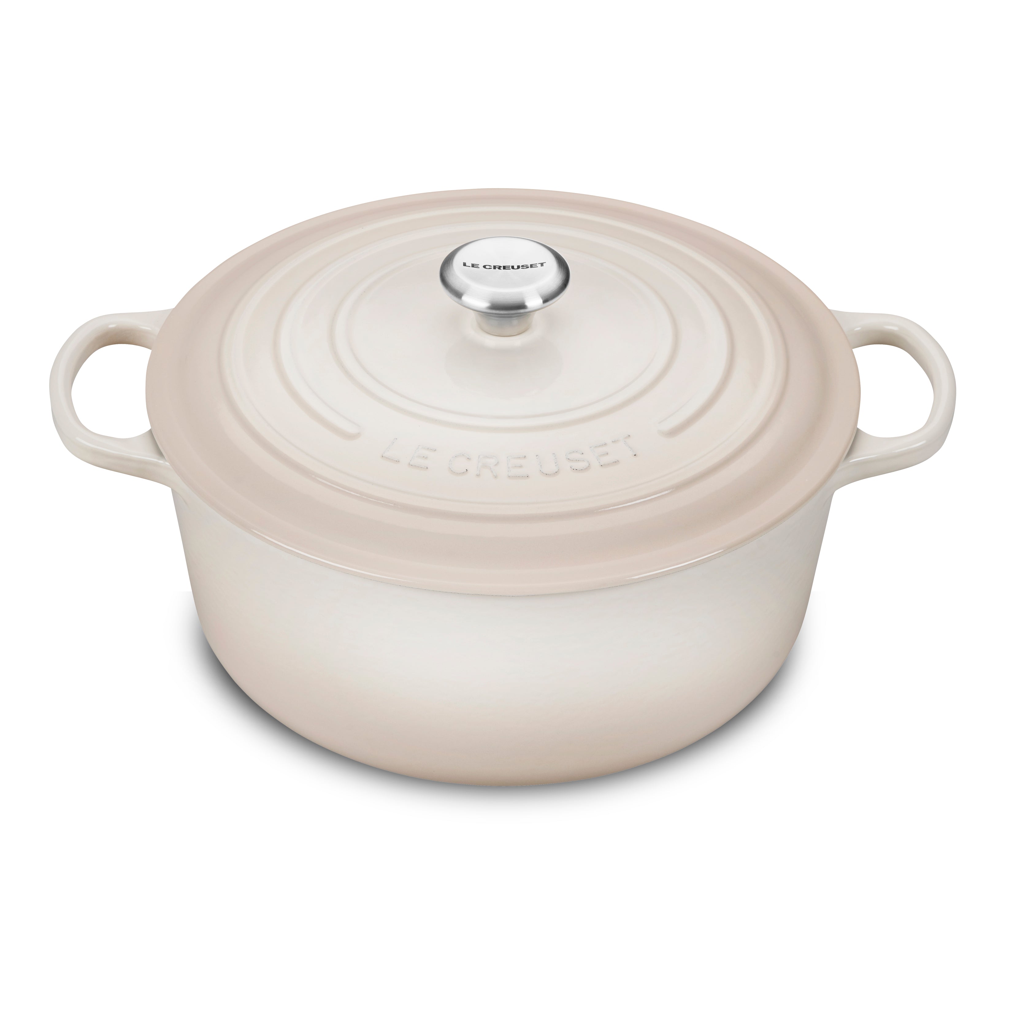 Le Creuset Signature Cast Iron 9-quart Meringue Round Dutch Oven