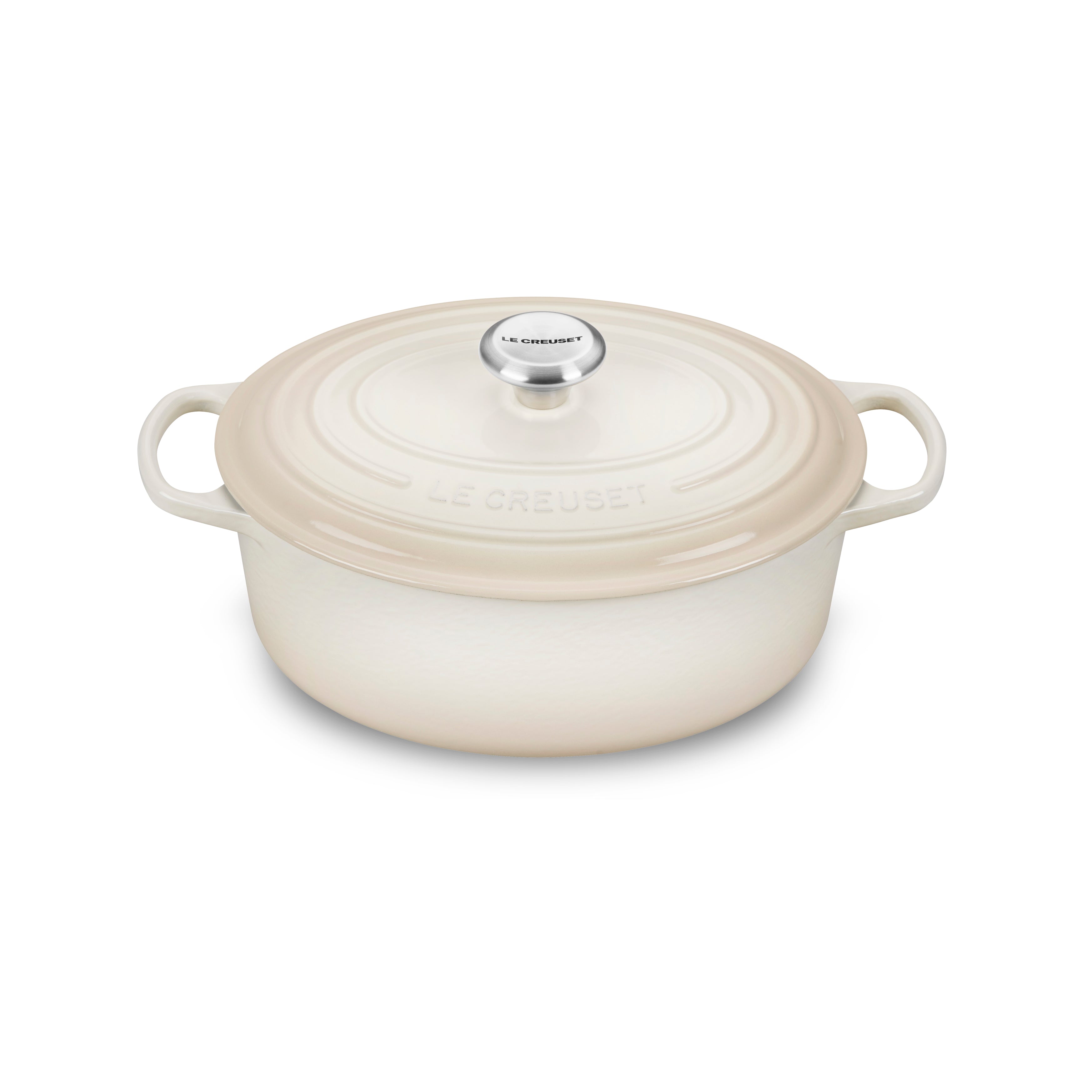 Le Creuset Signature Cast Iron 5-quart Meringue Oval Dutch Oven