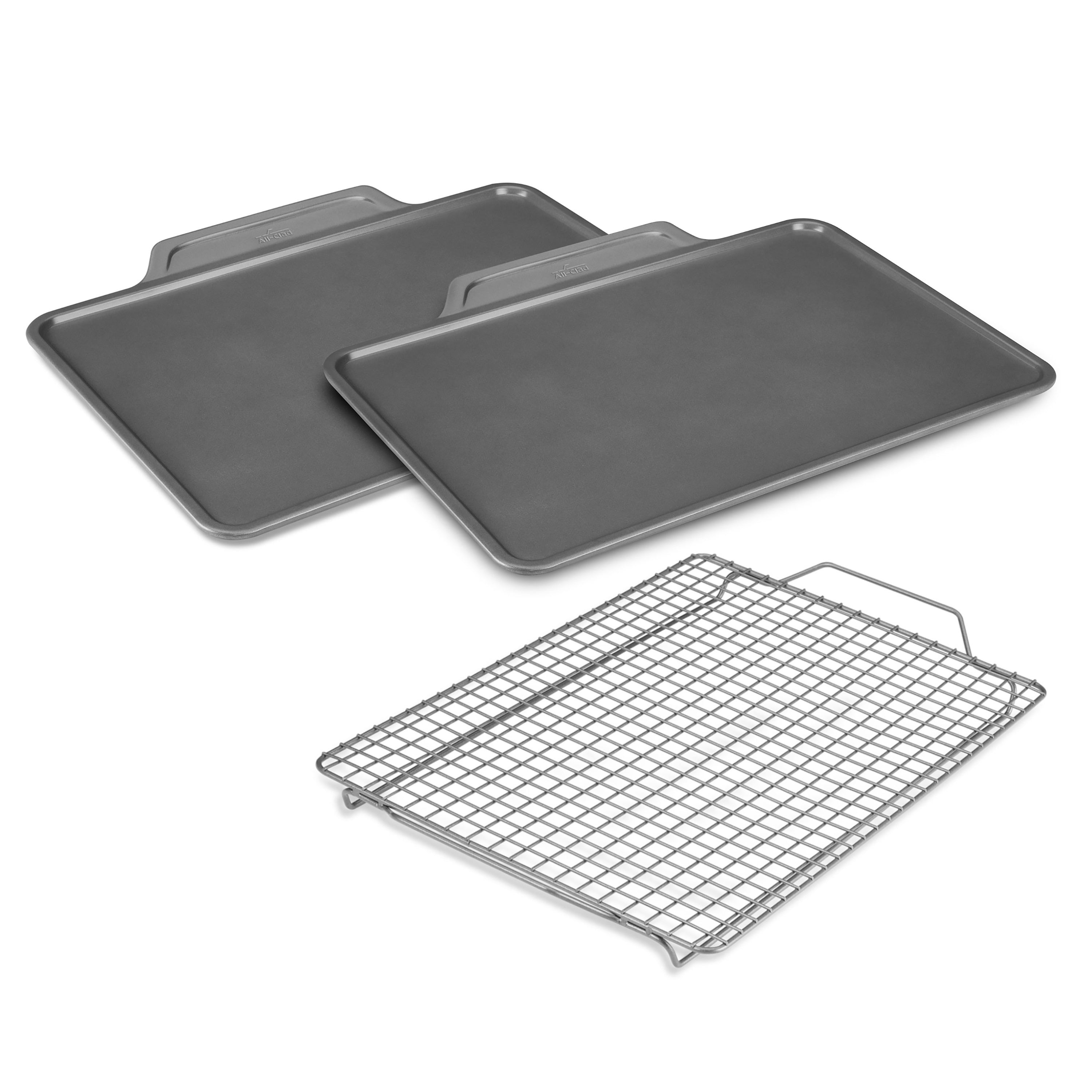 All-Clad 3 Piece Pro-Release Nonstick Cookie Sheet Set