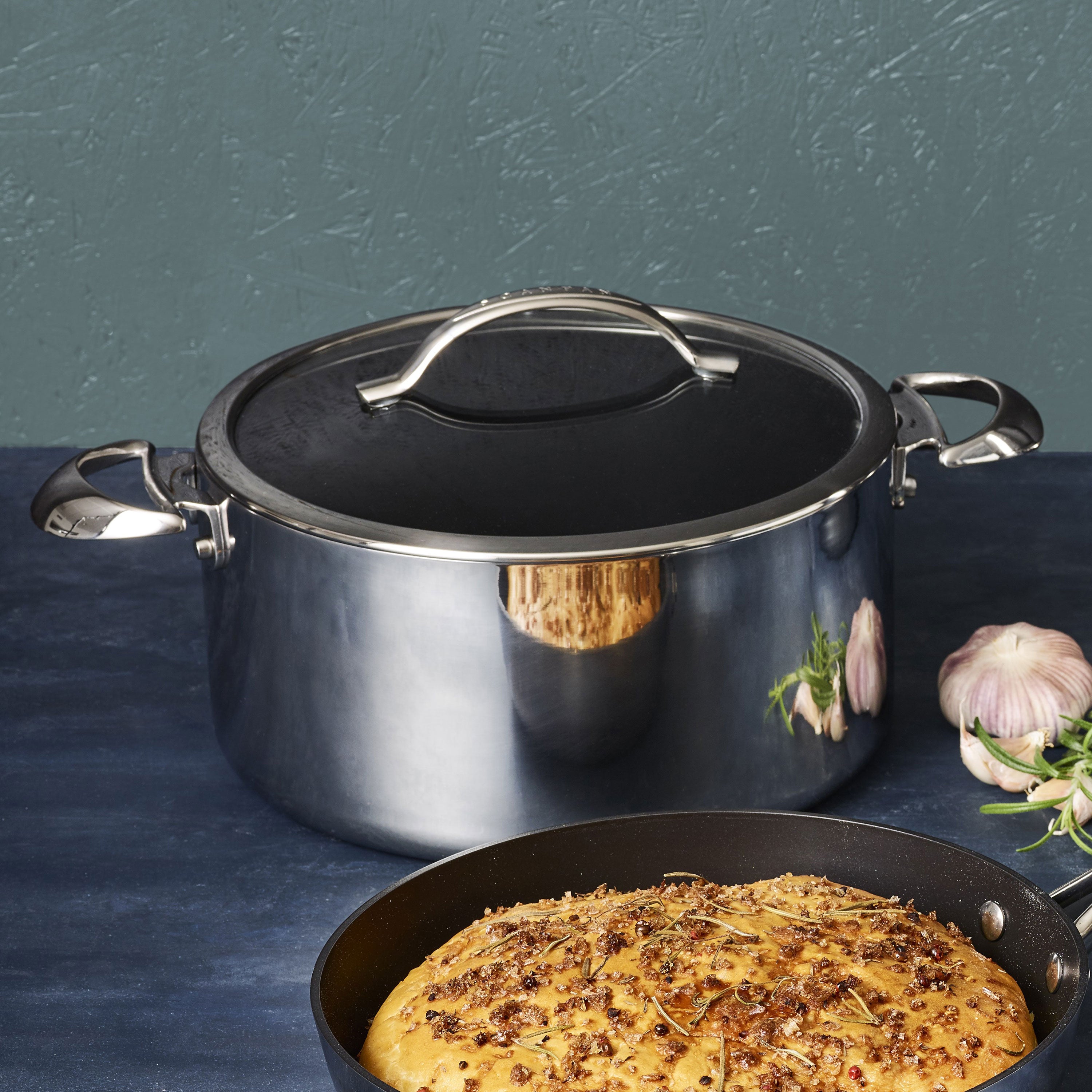 Scanpan HaptIQ 7.5-quart Stainless Steel Nonstick Dutch Oven