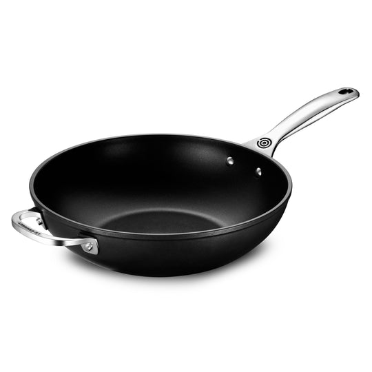 Demeyere 5-Plus Wok - Stainless Steel Flat Bottom Stir Fry Pan – Cutlery  and More