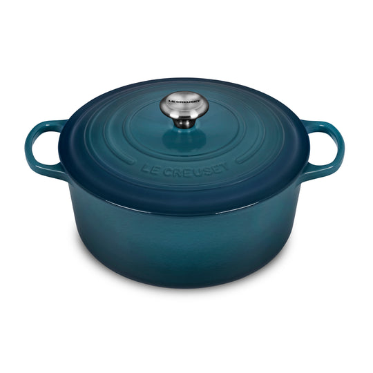 Le Creuset Enameled Cast Iron Signature 5 Quart Oval Dutch Oven in Flame —  Las Cosas Kitchen Shoppe