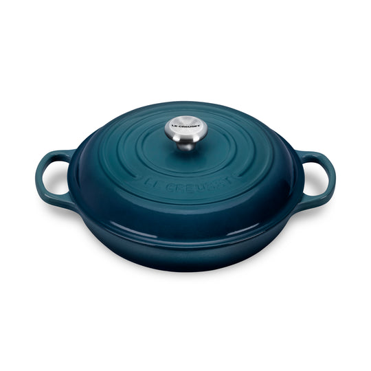 Le Creuset Enameled Cast Iron Signature Red 10 1/4 Skillet — Las Cosas  Kitchen Shoppe